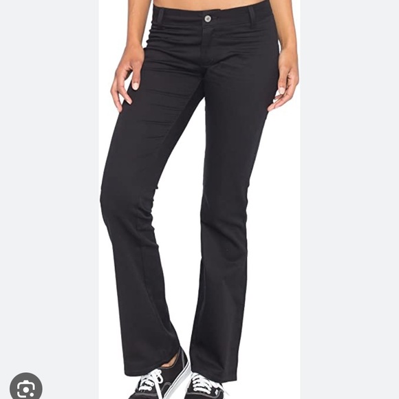 Dickies Girl Juniors' Worker Bootcut Pants red - Picture 2 of 9